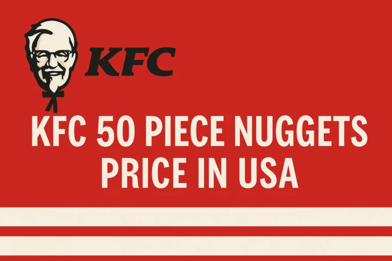 kfc nuggets price in usa