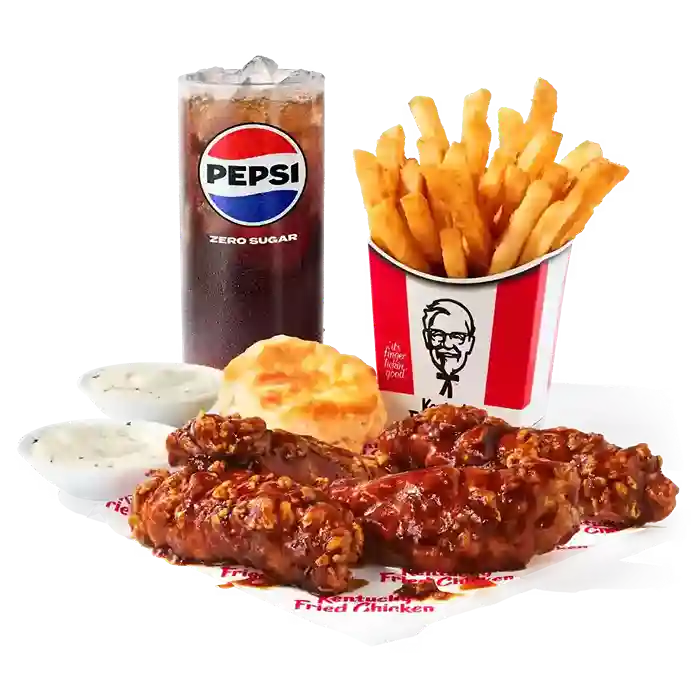 KFC Original Honey BBQ 4 PC Tenders Combo