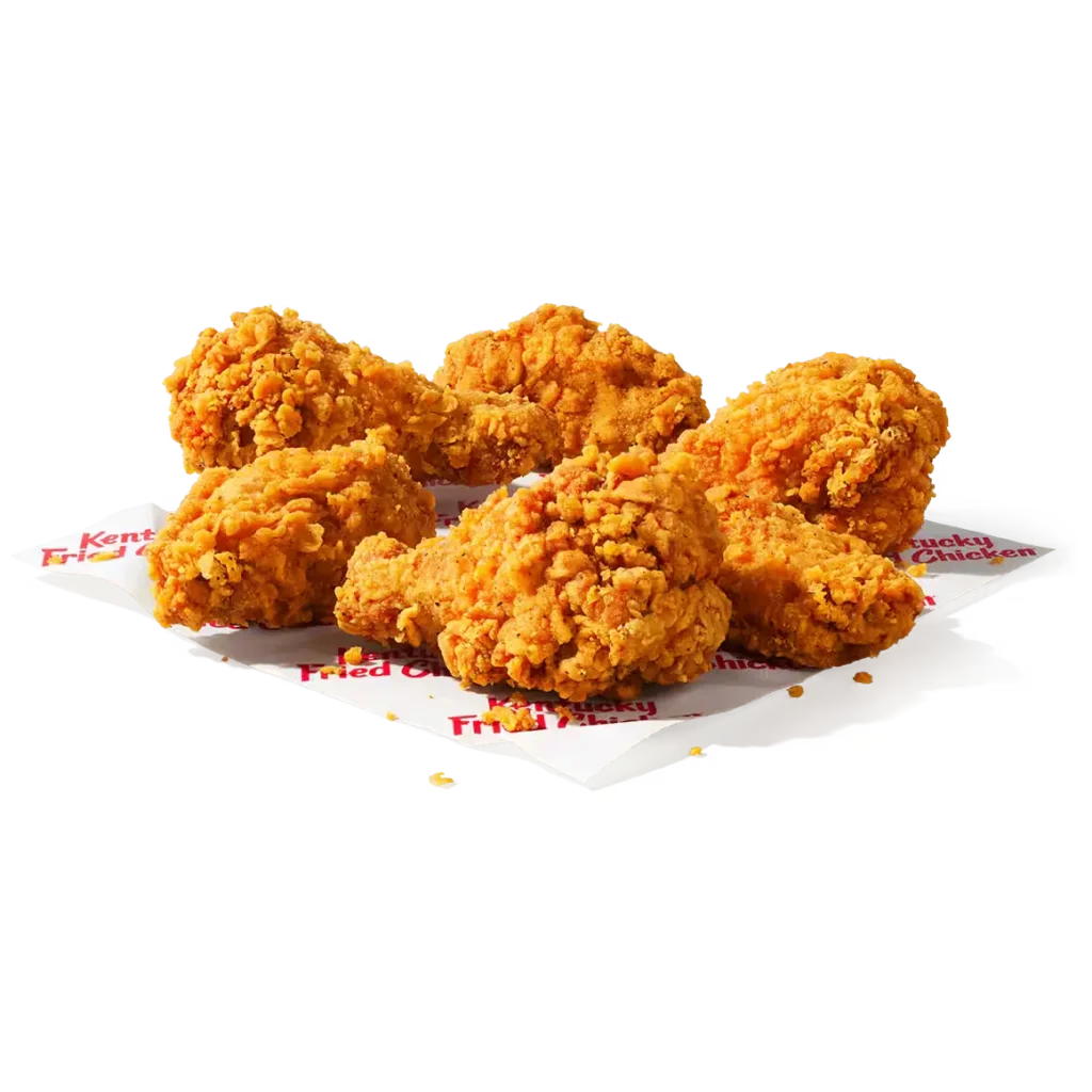 kfc 6pc hot and spicy wings