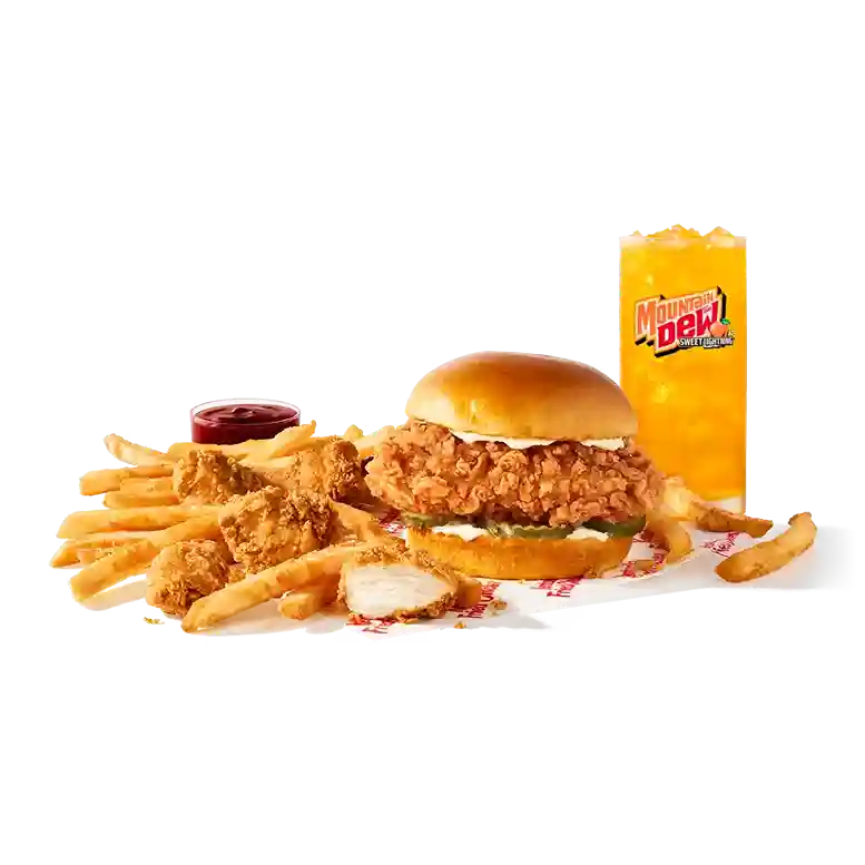 KFC Spicy Chicken Sandwich + Nuggets Big Box Meal