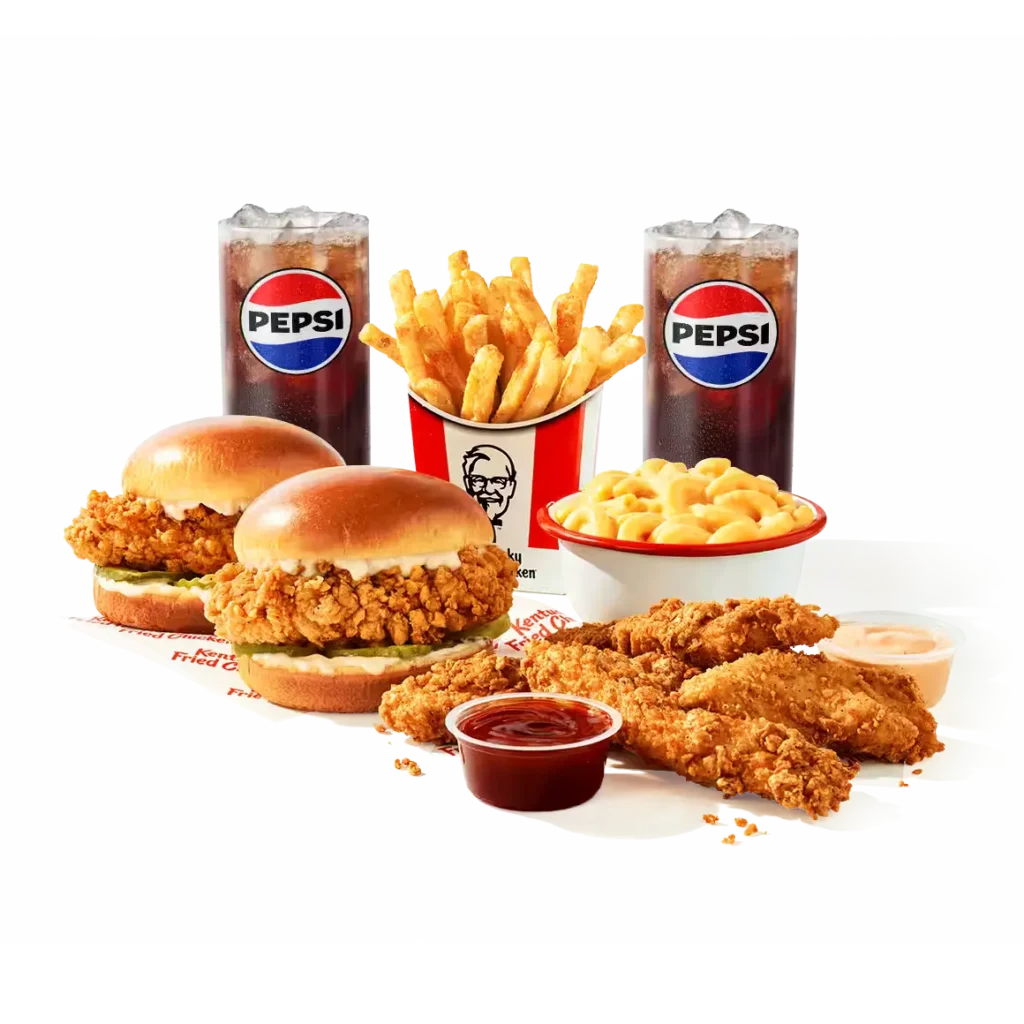 kfc meal for 2 - 2 sandwiches 4 tenders combo prices 