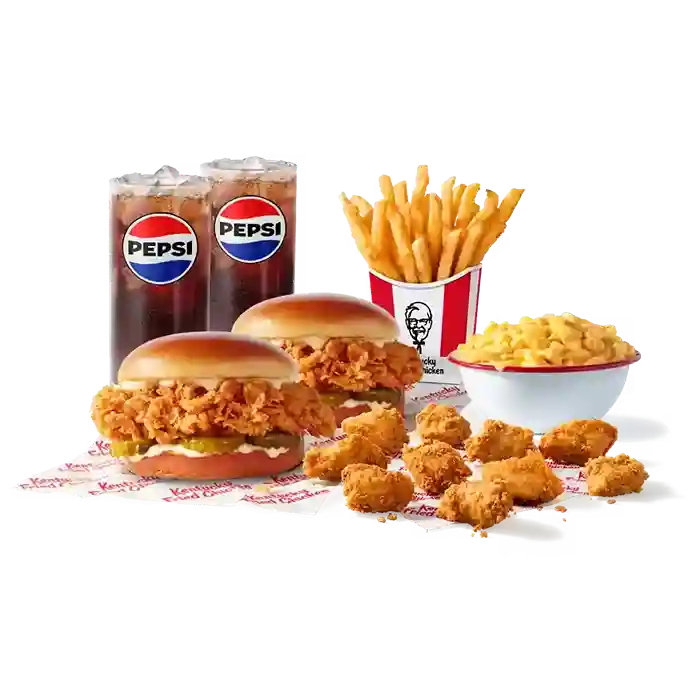 KFC Meal for Two: 2 Sandwiches + 10 pc. Nuggets Combo