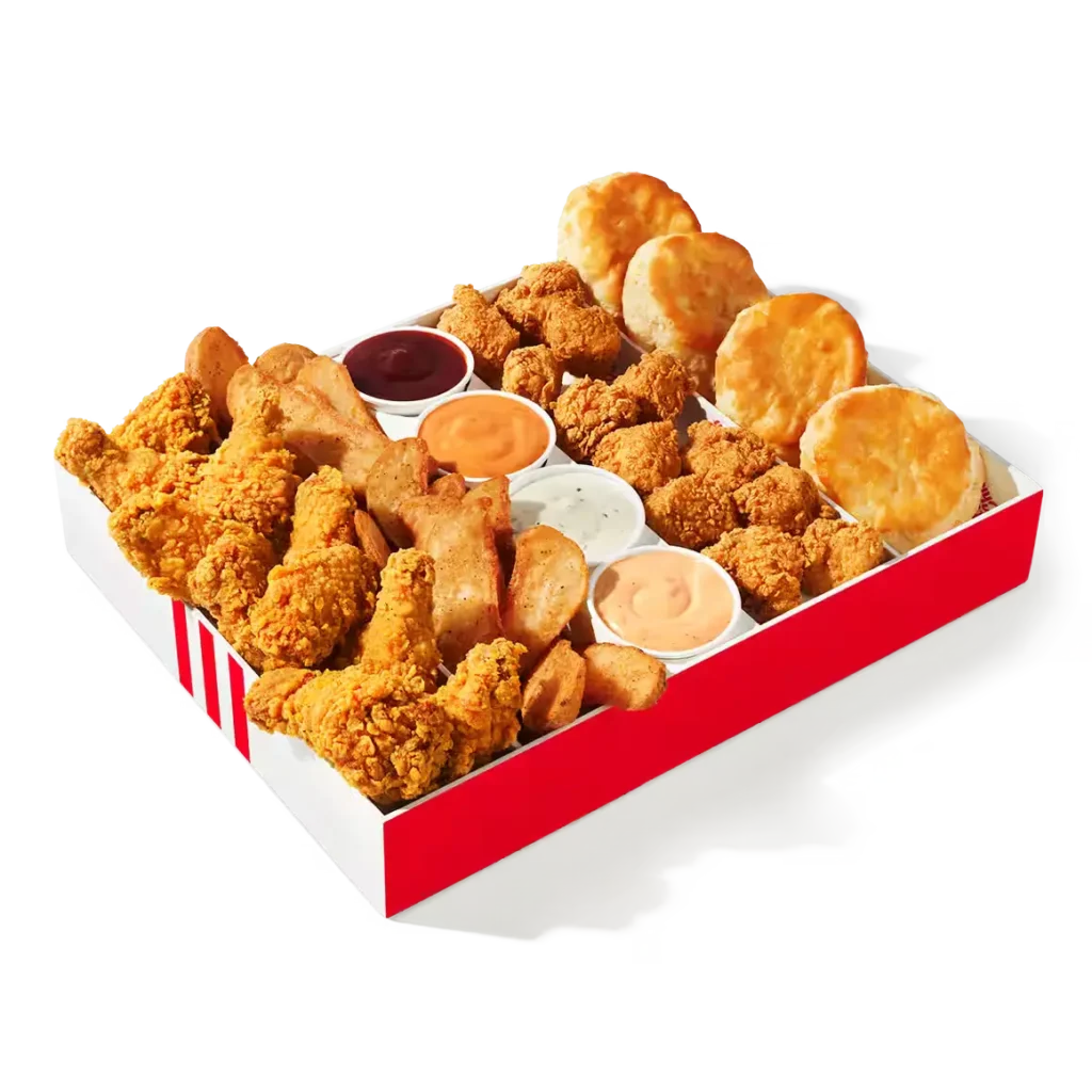 kfc wings and wedges fan box prices