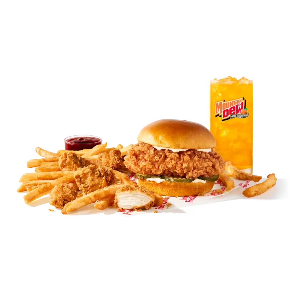 KFC Classic Chicken Sandwich + Nuggets Big Box Meal 