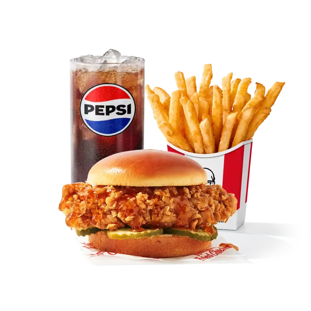 kec mike's hot honey chicken sandwich combo