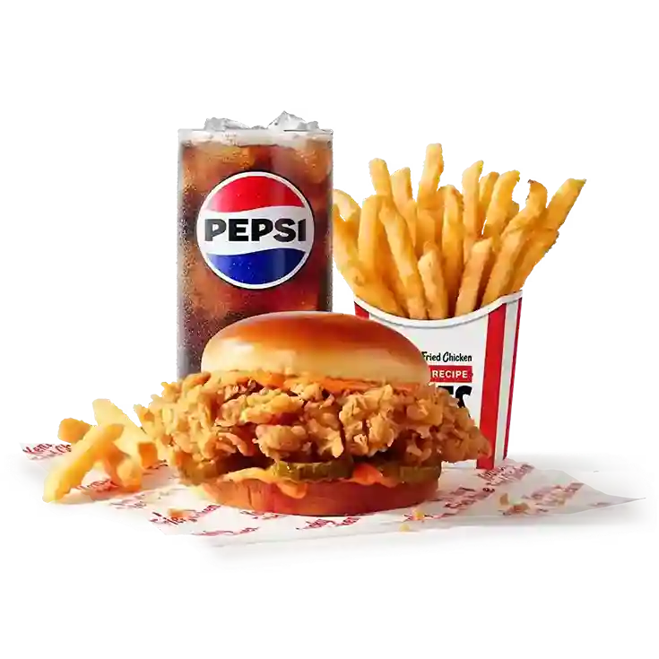 KFC Spicy Chicken Sandwich Combo