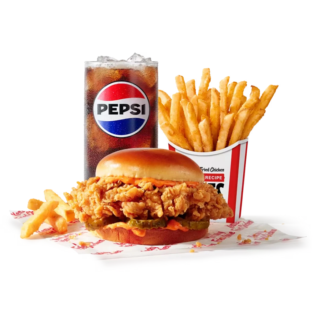 KFC Spicy Chicken Sandwich Combo